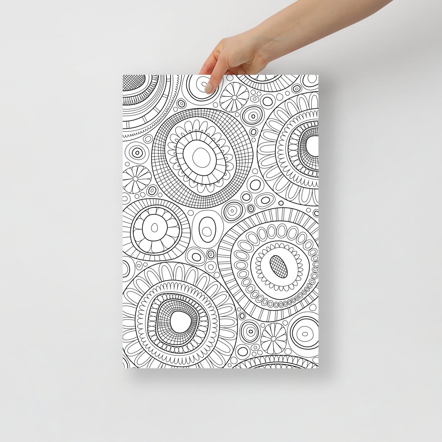 color-it-yourself poster - clusters