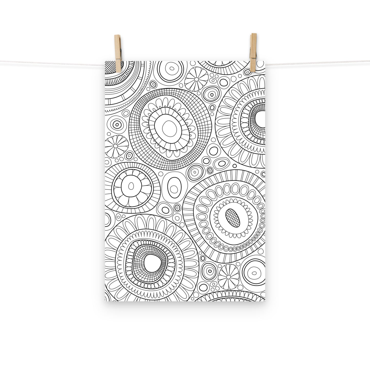color-it-yourself poster - clusters
