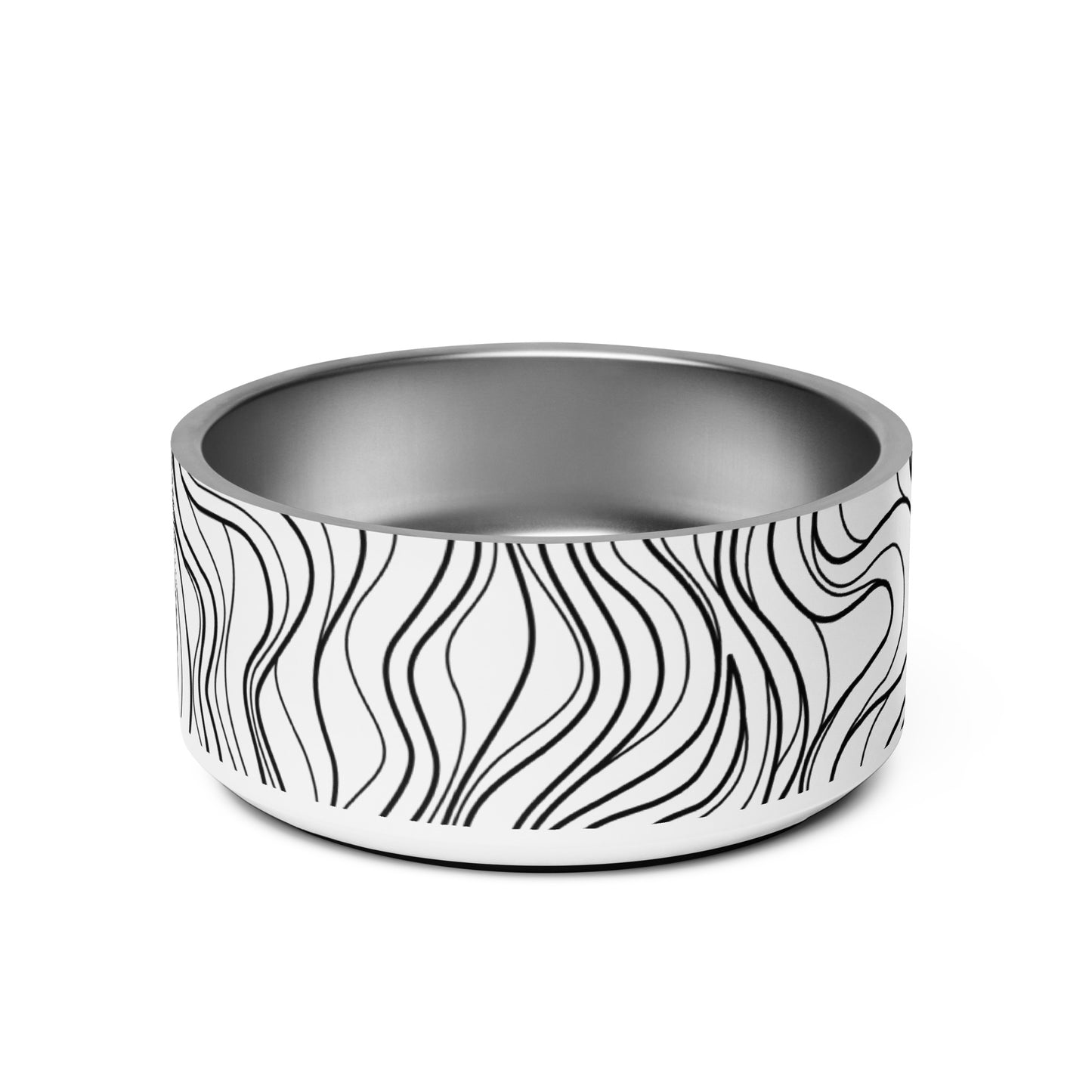 kibble bowl - large - swirl
