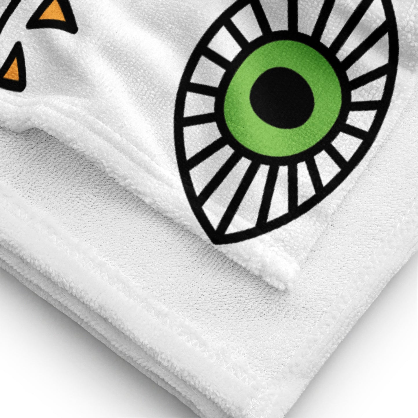 bath / beach towel - eyes