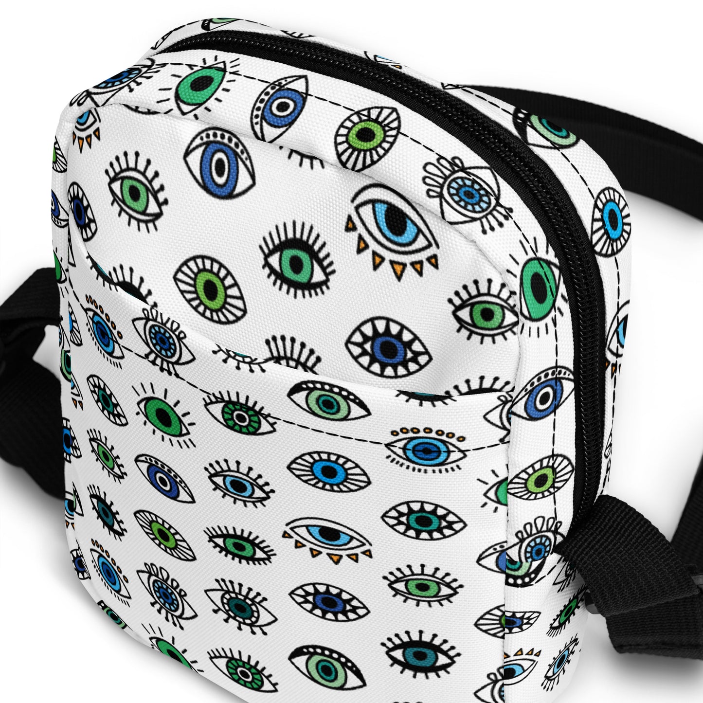 cross body bag - eyes