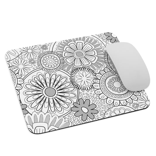 mouse pad - flowers