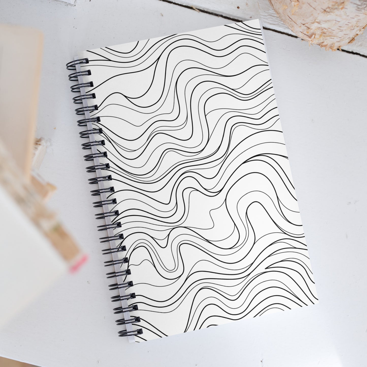 spiral notebook - small - swirl