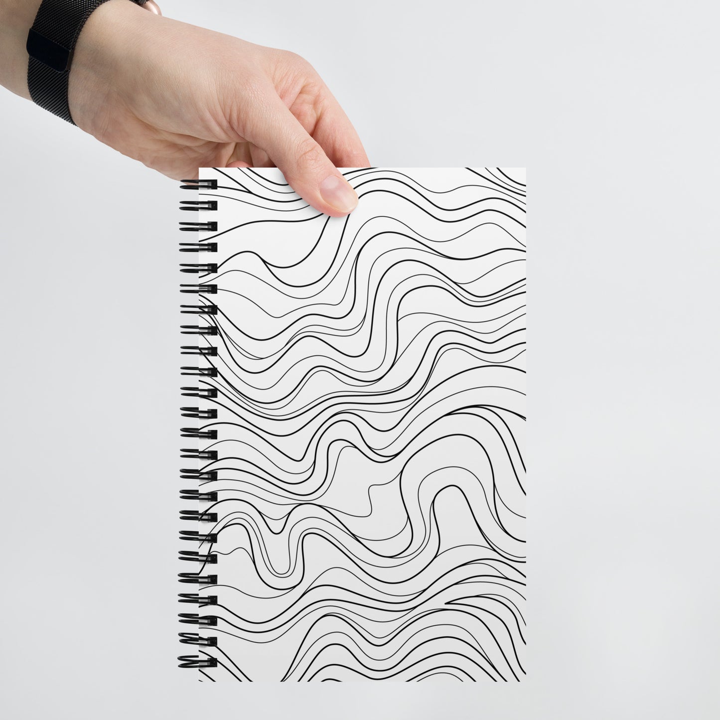 spiral notebook - small - swirl