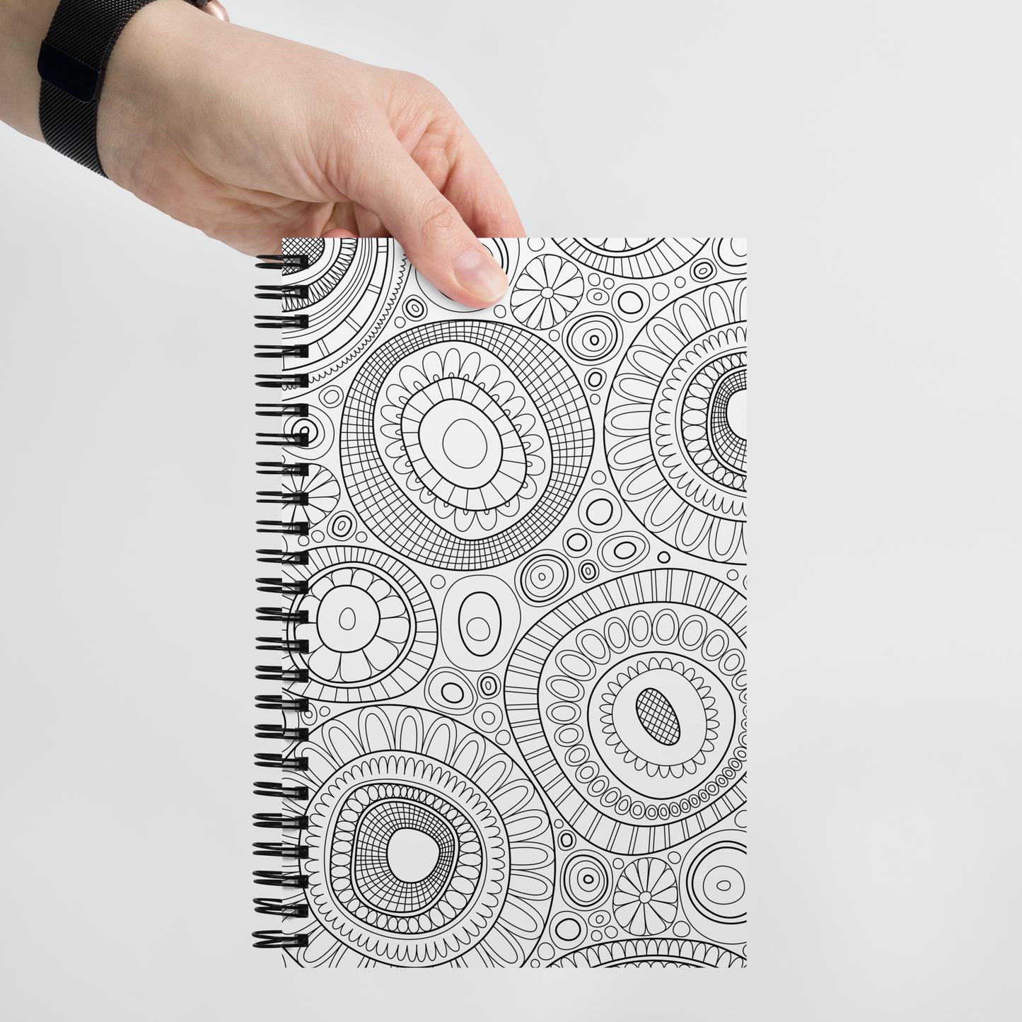 spiral notebook - small - clusters