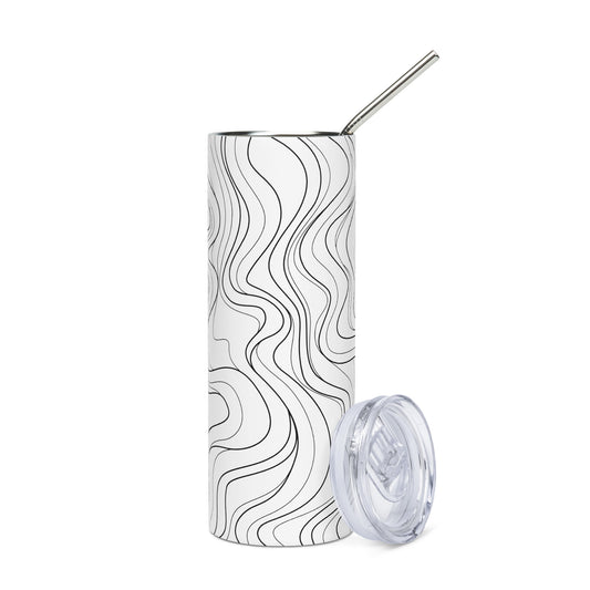 stainless steel tumbler - swirl